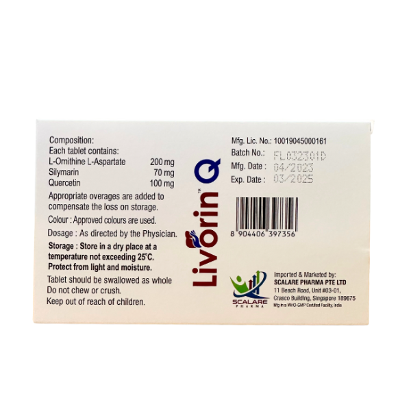 Livorin Q Tablets (Liver protection) - Image 2