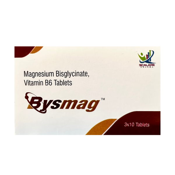 Bysmag Magnesium Bisglycinate and Vitamin B6 (Muscle Cramp and Insonmia)