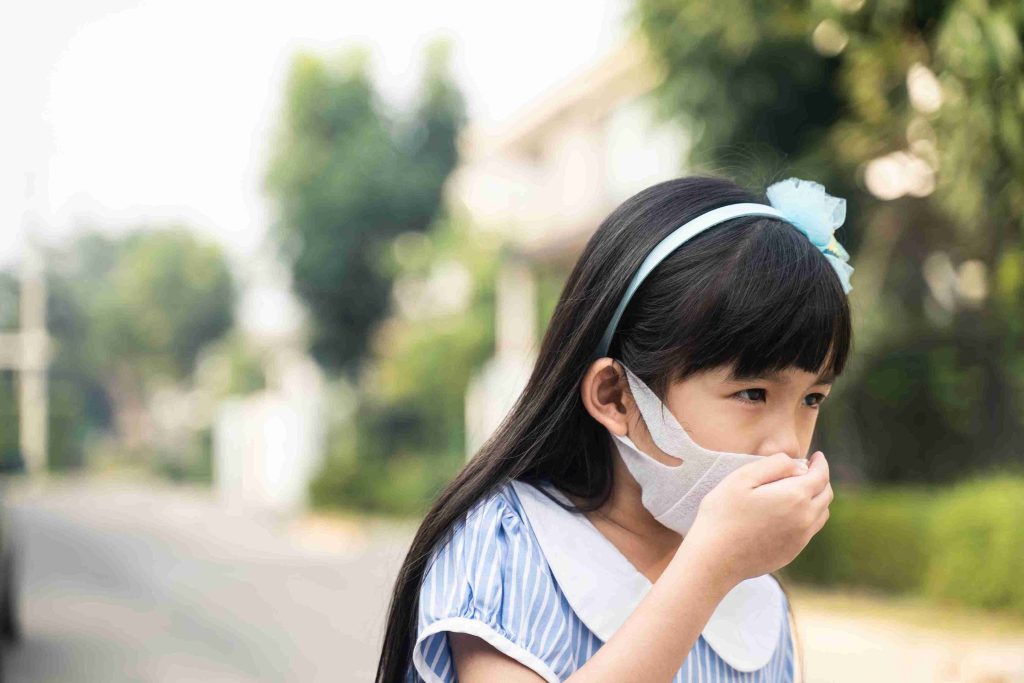 asian girl about to vomit