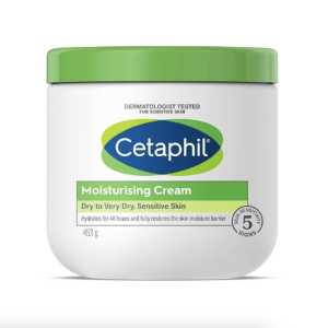 Cetaphil Moisturizing Cream Face and Body Moisturizer (For Dry and Sensitive Skin) 453g