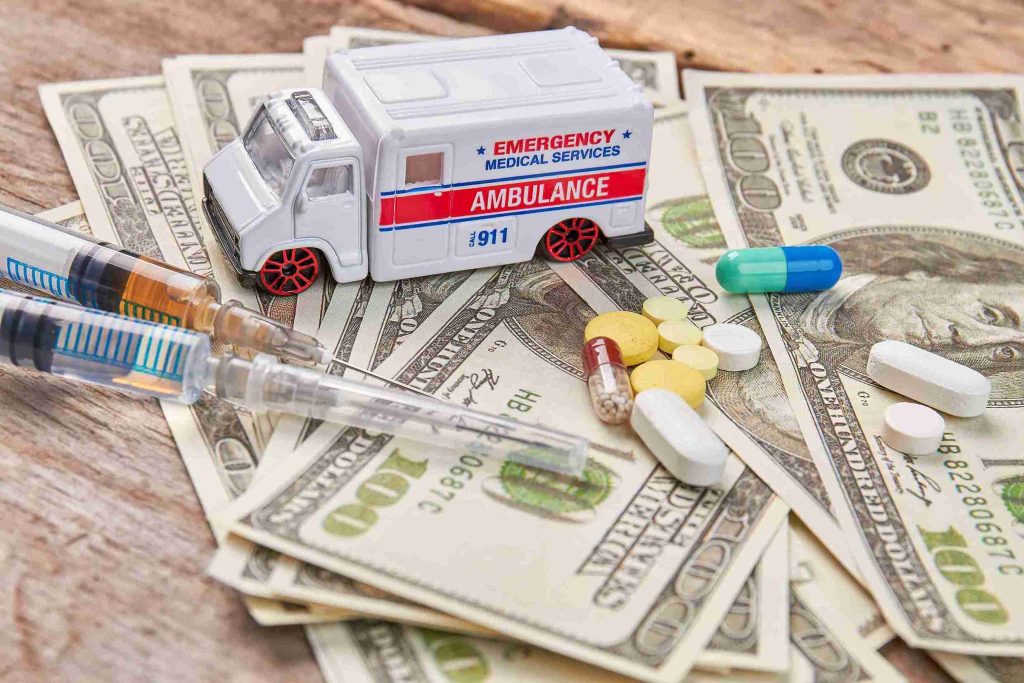 money intended for medical expenses